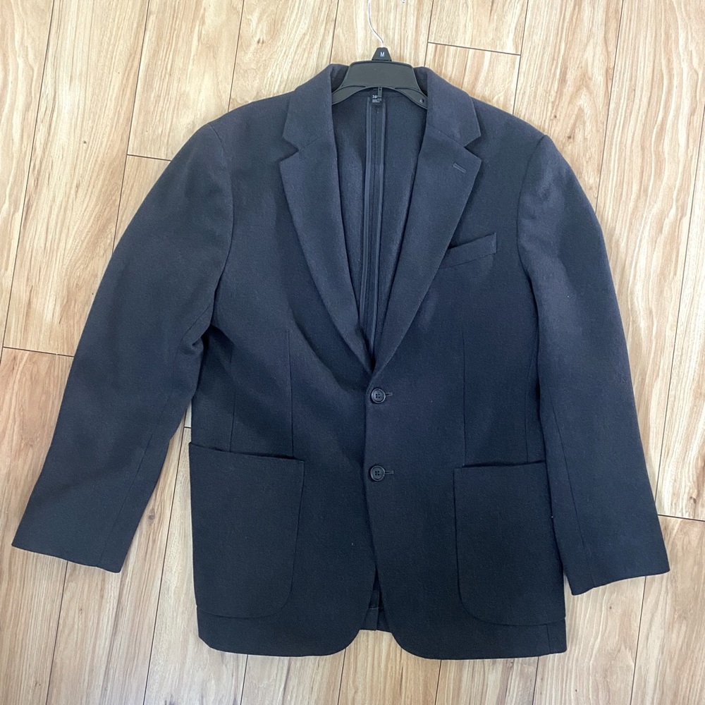 Banana Republic Wool Blazer Charcoal Sz 38s